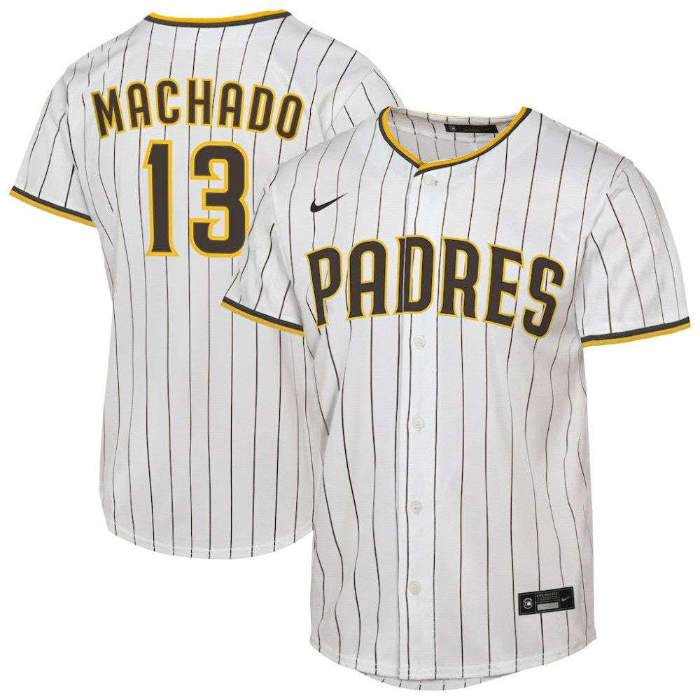 Manny Machado San Diego Padres Nike Youth Home Replica Player Jersey - White Jerseys