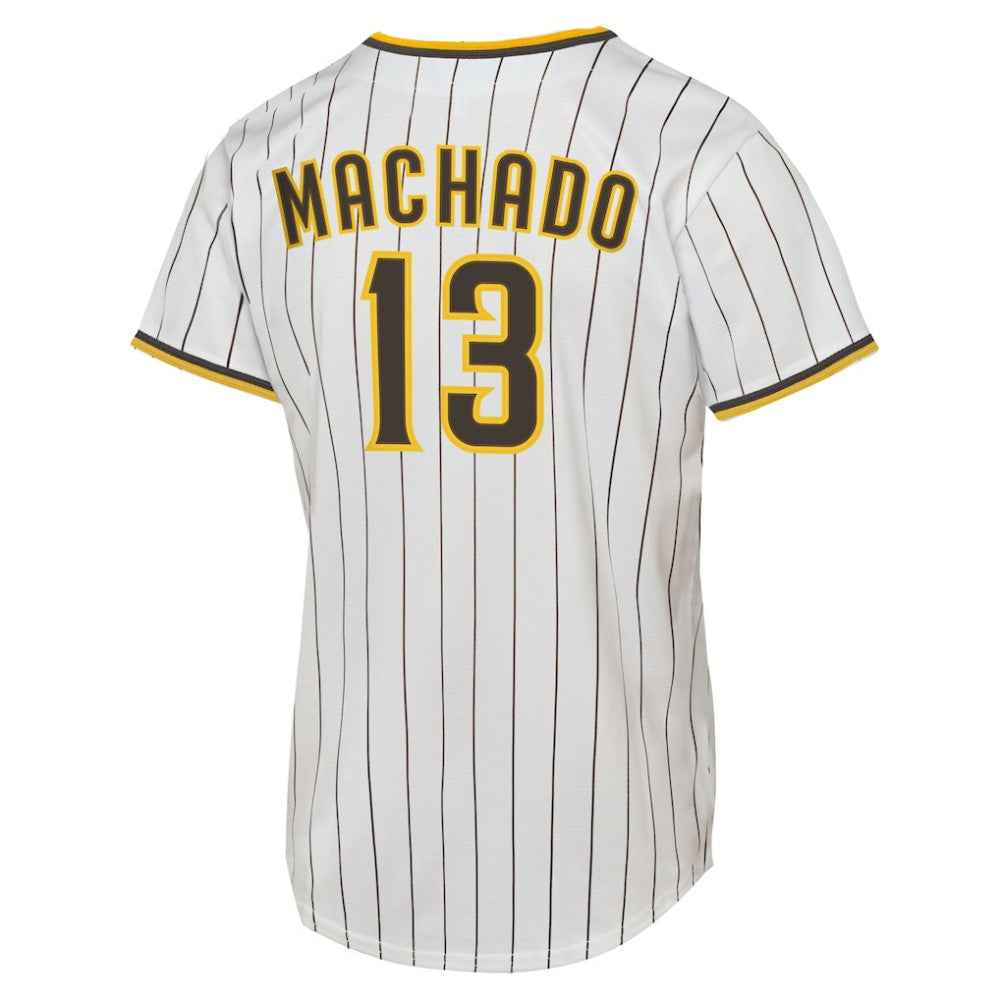 Manny Machado San Diego Padres Nike Youth Home Replica Player Jersey - White Jerseys