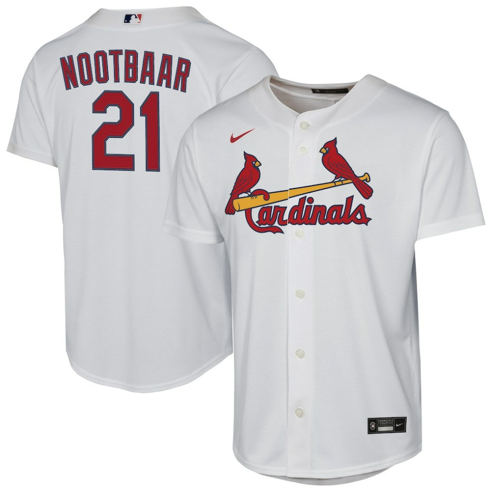 Lars Nootbaar St. Louis Cardinals Nike Youth Home Replica Player Jersey - White Jerseys
