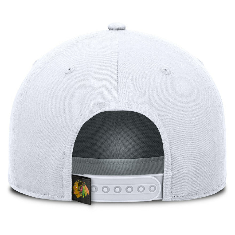 Chicago Blackhawks Fanatics Rope A-Frame Adjustable Hat - White | US 201922911