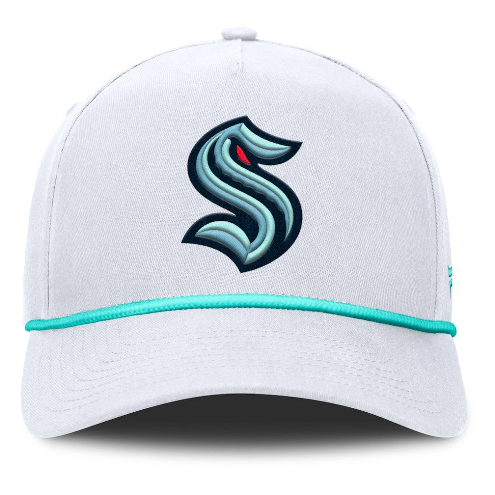 Seattle Kraken Fanatics Rope A-Frame Adjustable Hat - White | US 201922921