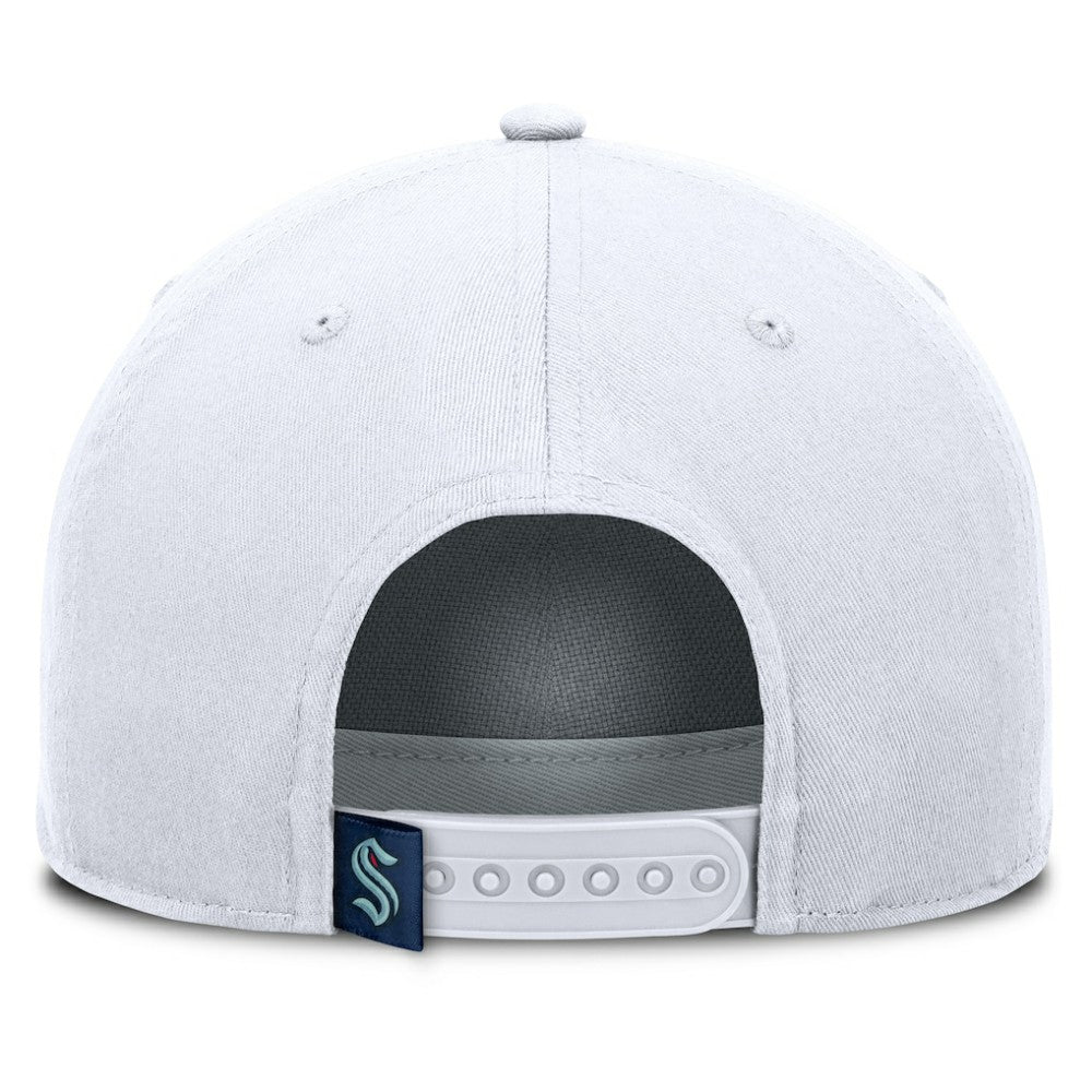Seattle Kraken Fanatics Rope A-Frame Adjustable Hat - White | US 201922921