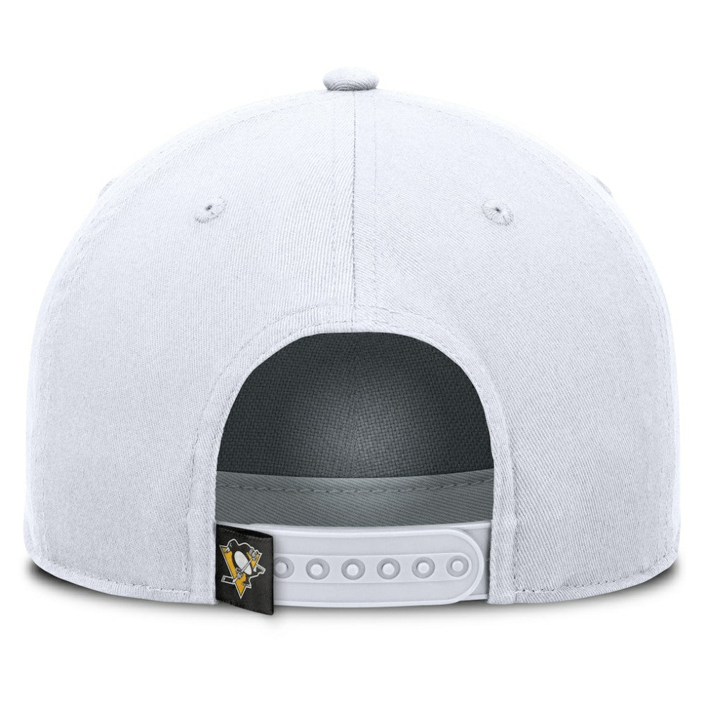 Pittsburgh Penguins Fanatics Rope A-Frame Adjustable Hat - White | US 201922924