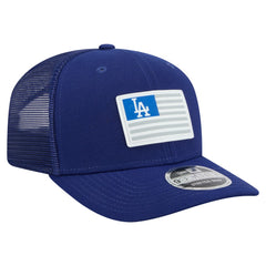 Los Angeles Dodgers New Era Flag 9SEVENTY Stretch-Snap Hat - Royal Hats