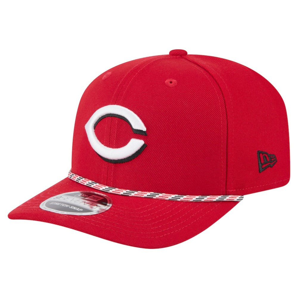 Cincinnati Reds New Era Multi-Rope 9SEVENTY Stretch-Snap Hat - Red Hats