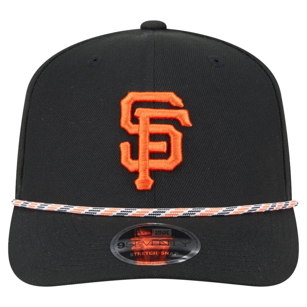 San Francisco Giants New Era Multi-Rope 9SEVENTY Stretch-Snap Hat - Black Hats