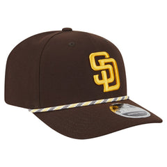 San Diego Padres New Era Multi-Rope 9SEVENTY Stretch-Snap Hat - Brown Hats