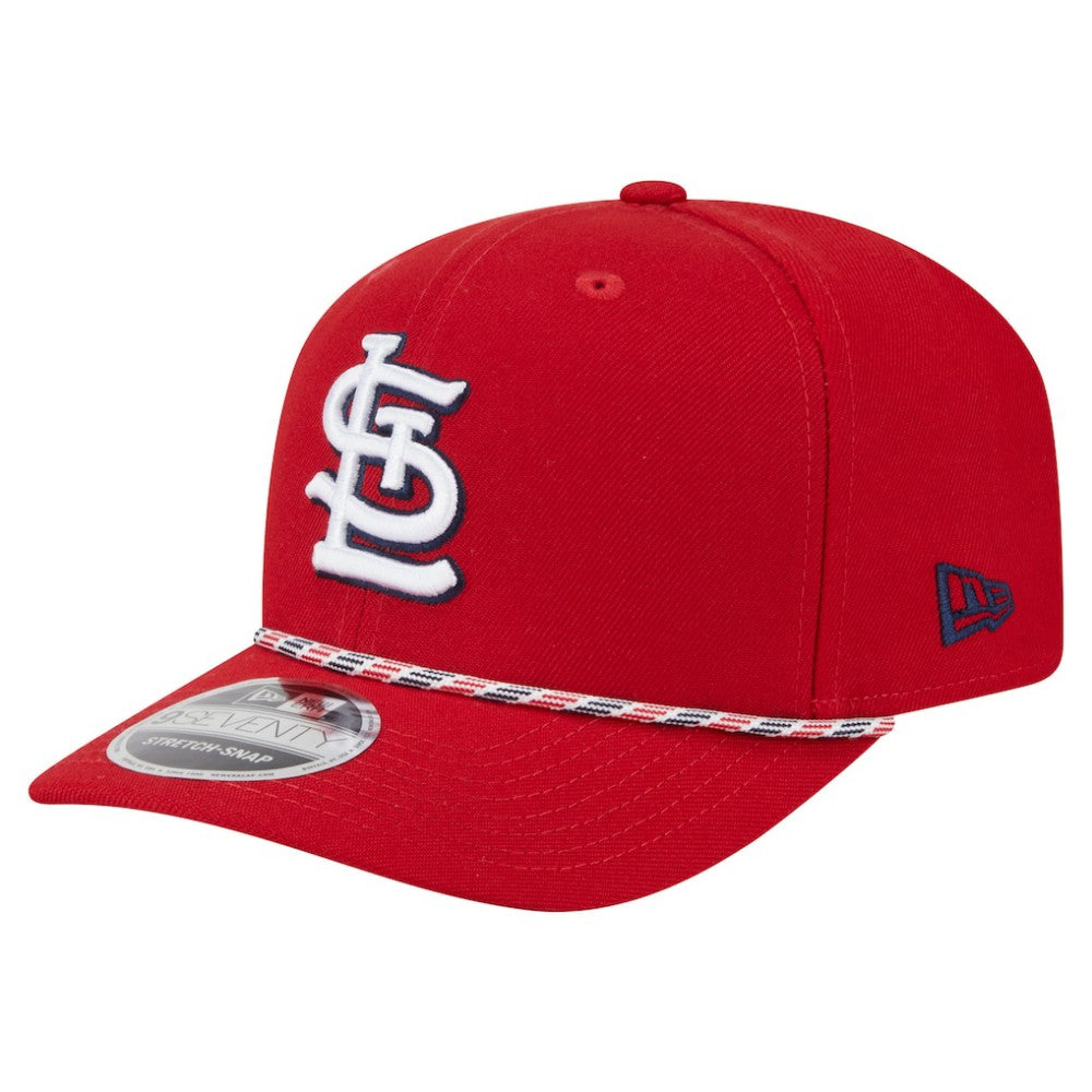 St. Louis Cardinals New Era Multi-Rope 9SEVENTY Stretch-Snap Hat - Red Hats