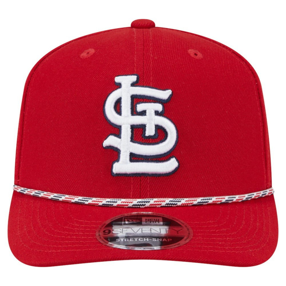 St. Louis Cardinals New Era Multi-Rope 9SEVENTY Stretch-Snap Hat - Red Hats