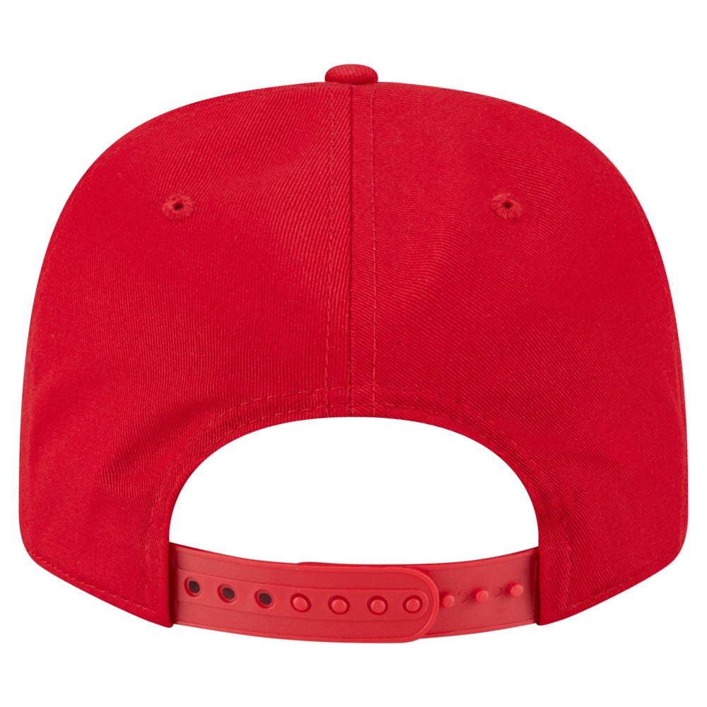Los Angeles Angels New Era Circle Patch 9SEVENTY Stretch-Snap Hat - Red Hats