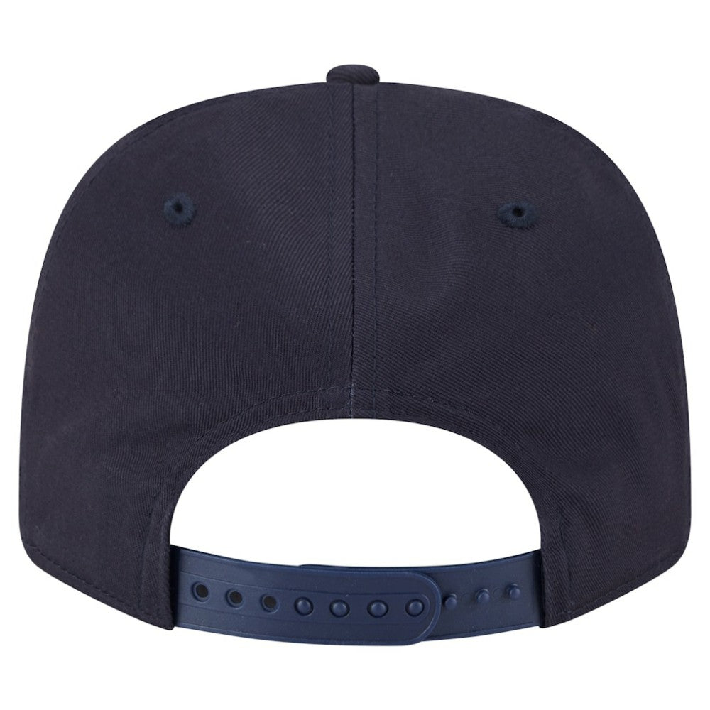 Atlanta Braves New Era Circle Patch 9SEVENTY Stretch-Snap Hat - Navy Hats