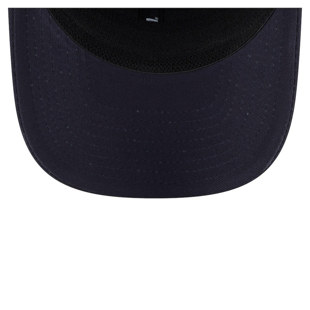 Atlanta Braves New Era Circle Patch 9SEVENTY Stretch-Snap Hat - Navy Hats