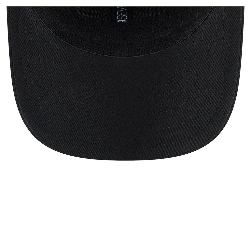Colorado Rockies New Era Circle Patch 9SEVENTY Stretch-Snap Hat - Black Hats