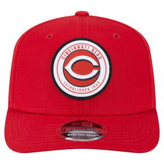 Cincinnati Reds New Era Circle Patch 9SEVENTY Stretch-Snap Hat - Red Hats