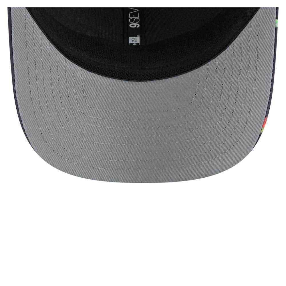 Atlanta Braves New Era Adventure Drinks Pattern 9SEVENTY Stretch-Snap Hat - Black Hats