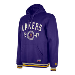 Los Angeles Lakers Throwback Vintage Pullover Hoodie Purple - New Era outlet