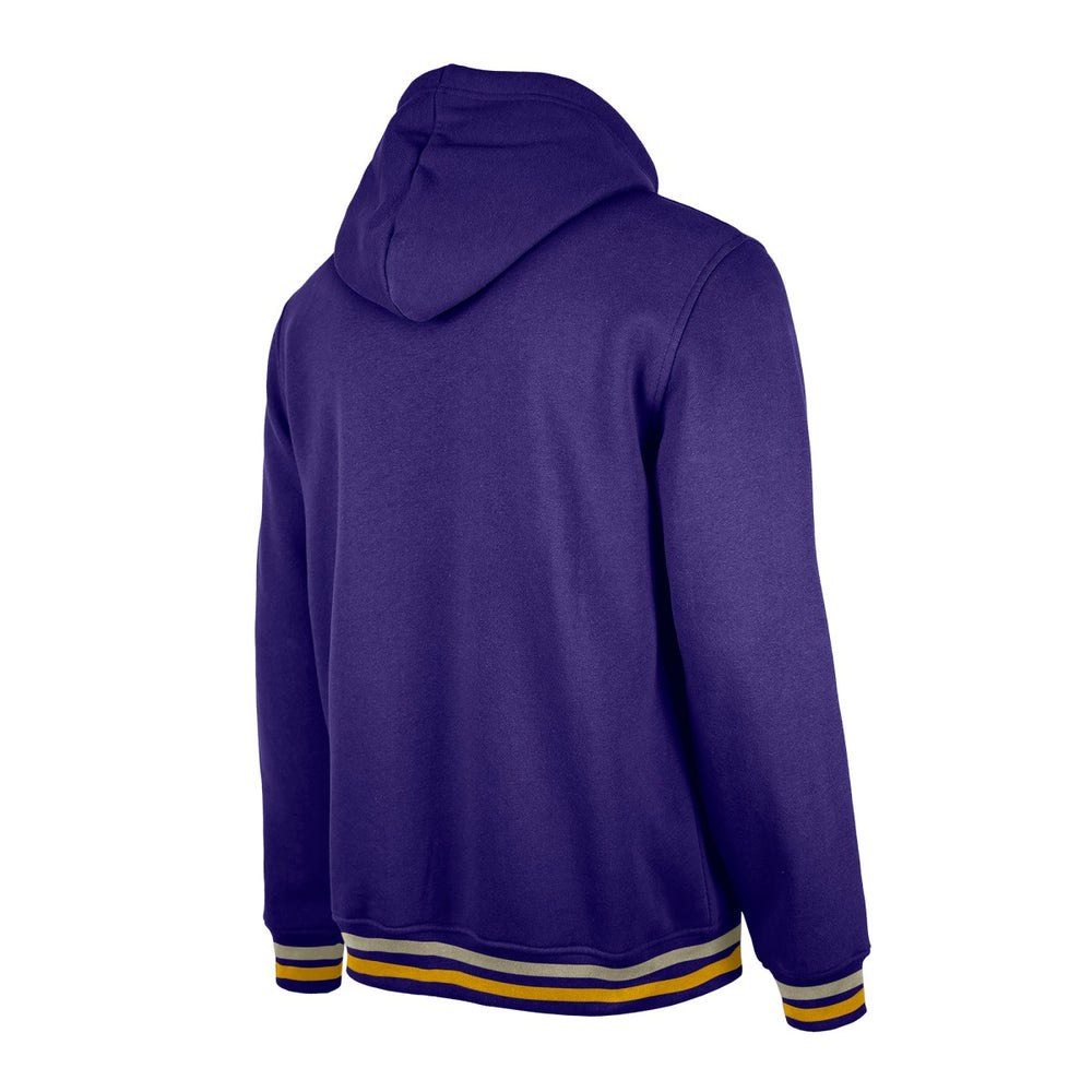 Los Angeles Lakers Throwback Vintage Pullover Hoodie Purple - New Era outlet