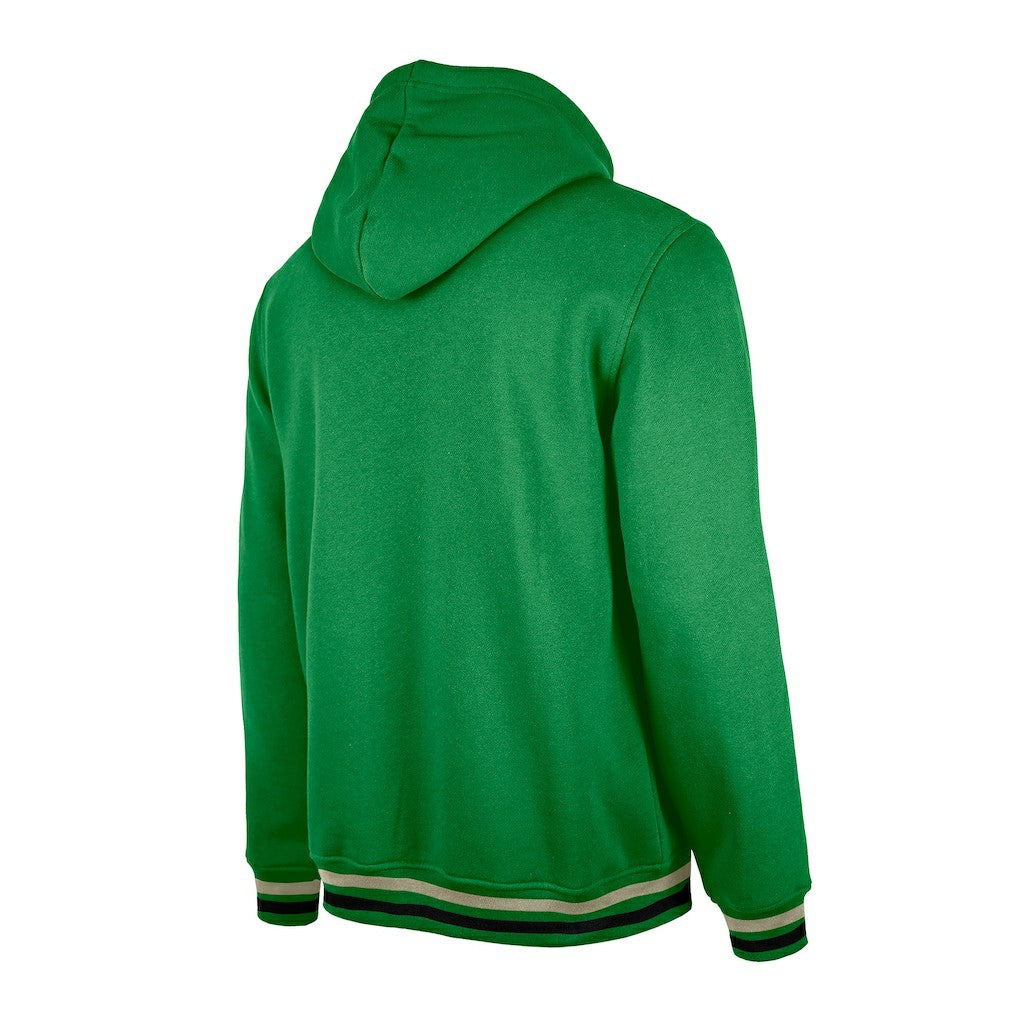 Boston Celtics Throwback Vintage Pullover Hoodie Kelly Green - New Era