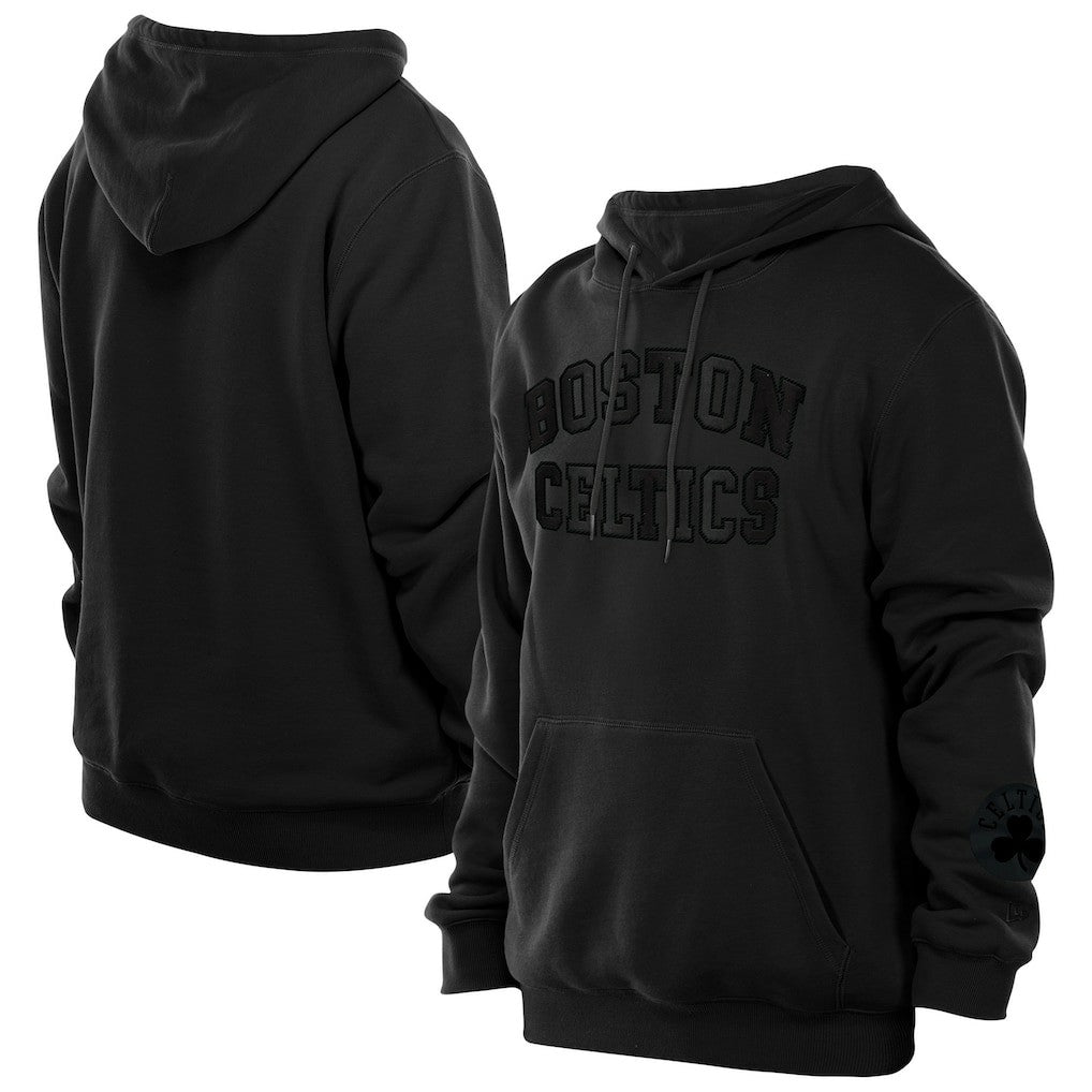 Boston Celtics Logo Select Premium Pullover Hoodie Black - New Era