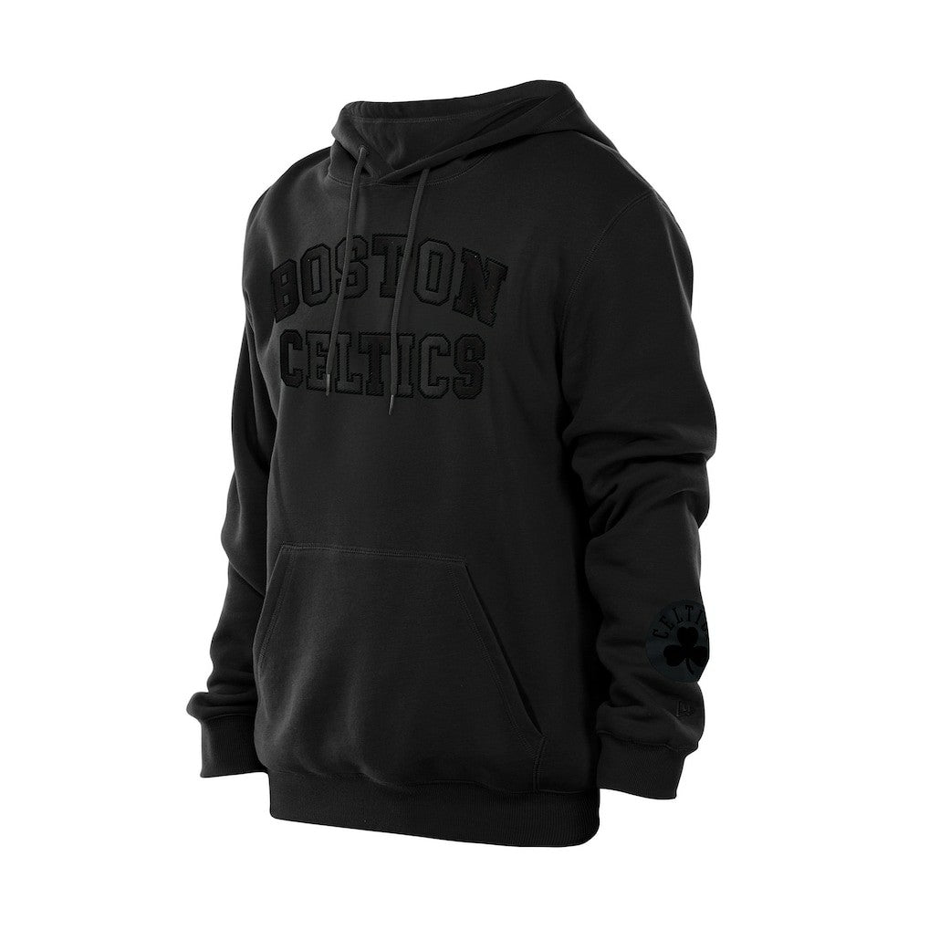 Boston Celtics Logo Select Premium Pullover Hoodie Black - New Era