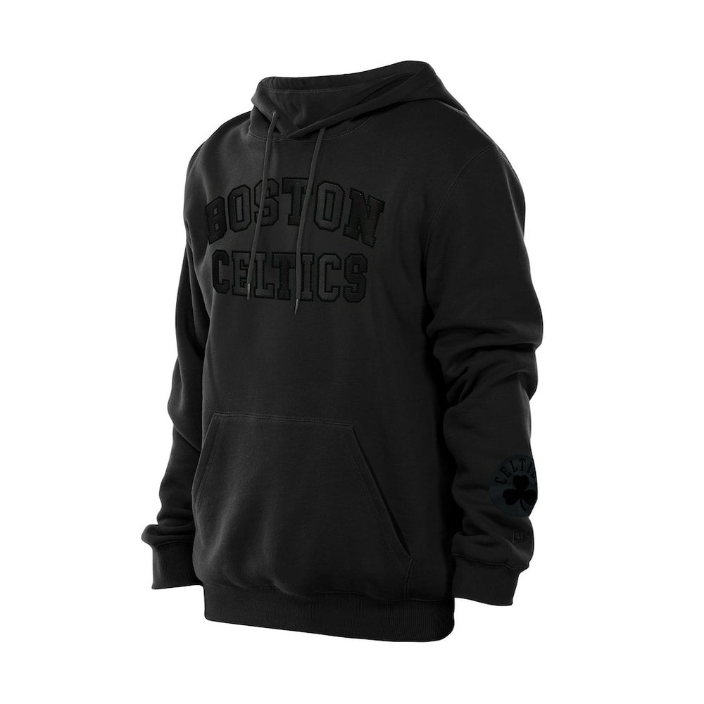 Boston Celtics Logo Select Premium Pullover Hoodie Black - New Era