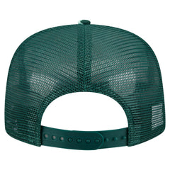 Athletics New Era Adventure Pattern Golfer Trucker Snapback Hat - Green Hats