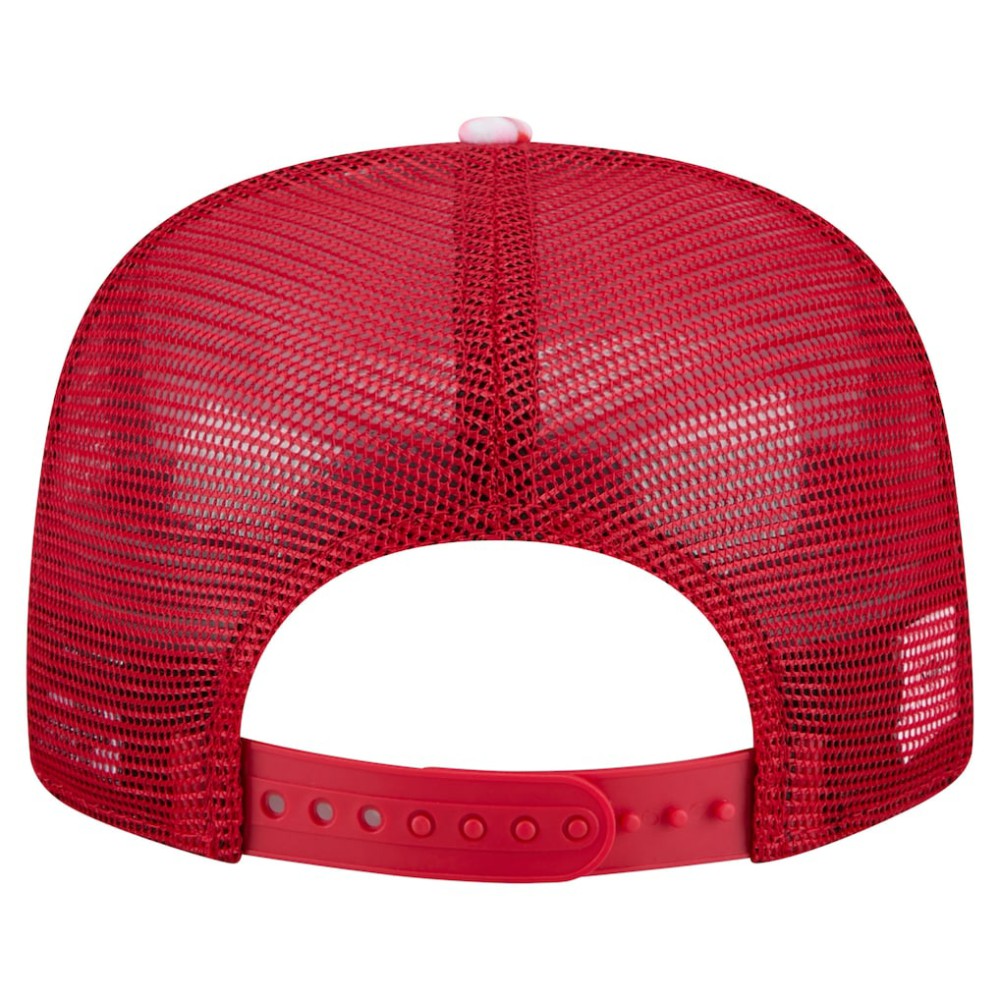 Philadelphia Phillies New Era Adventure Pattern Golfer Trucker Snapback Hat - Red Hats