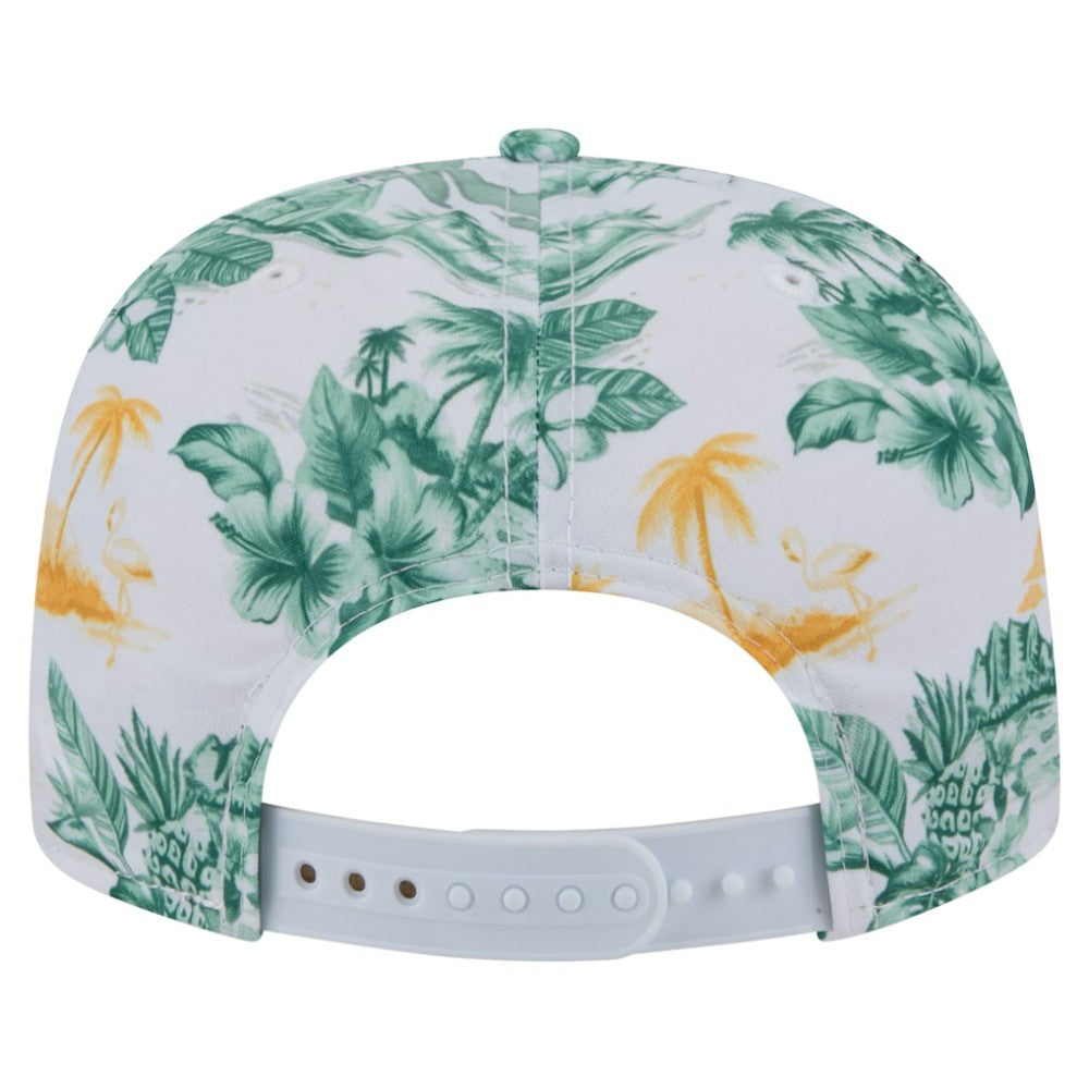 Athletics New Era Printed Island Golfer Snapback Hat - White Hats