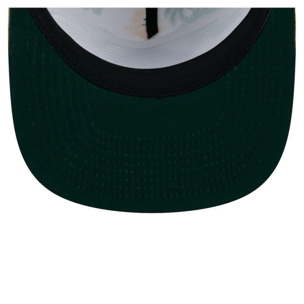 Athletics New Era Printed Island Golfer Snapback Hat - White Hats