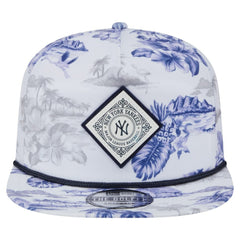 New York Yankees New Era Printed Island Golfer Snapback Hat - White Hats