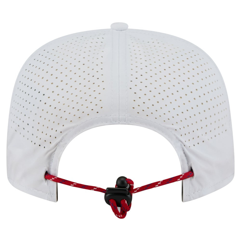 Los Angeles Angels New Era Perforated Golfer Snapback Hat - White Hats