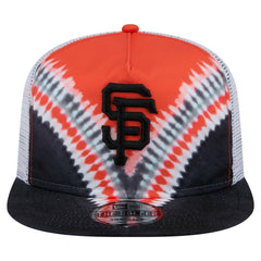 San Francisco Giants New Era Tie-Dye Golfer Trucker Adjustable Hat Hats