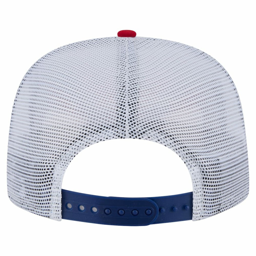 Texas Rangers New Era Tie-Dye Golfer Trucker Adjustable Hat Hats