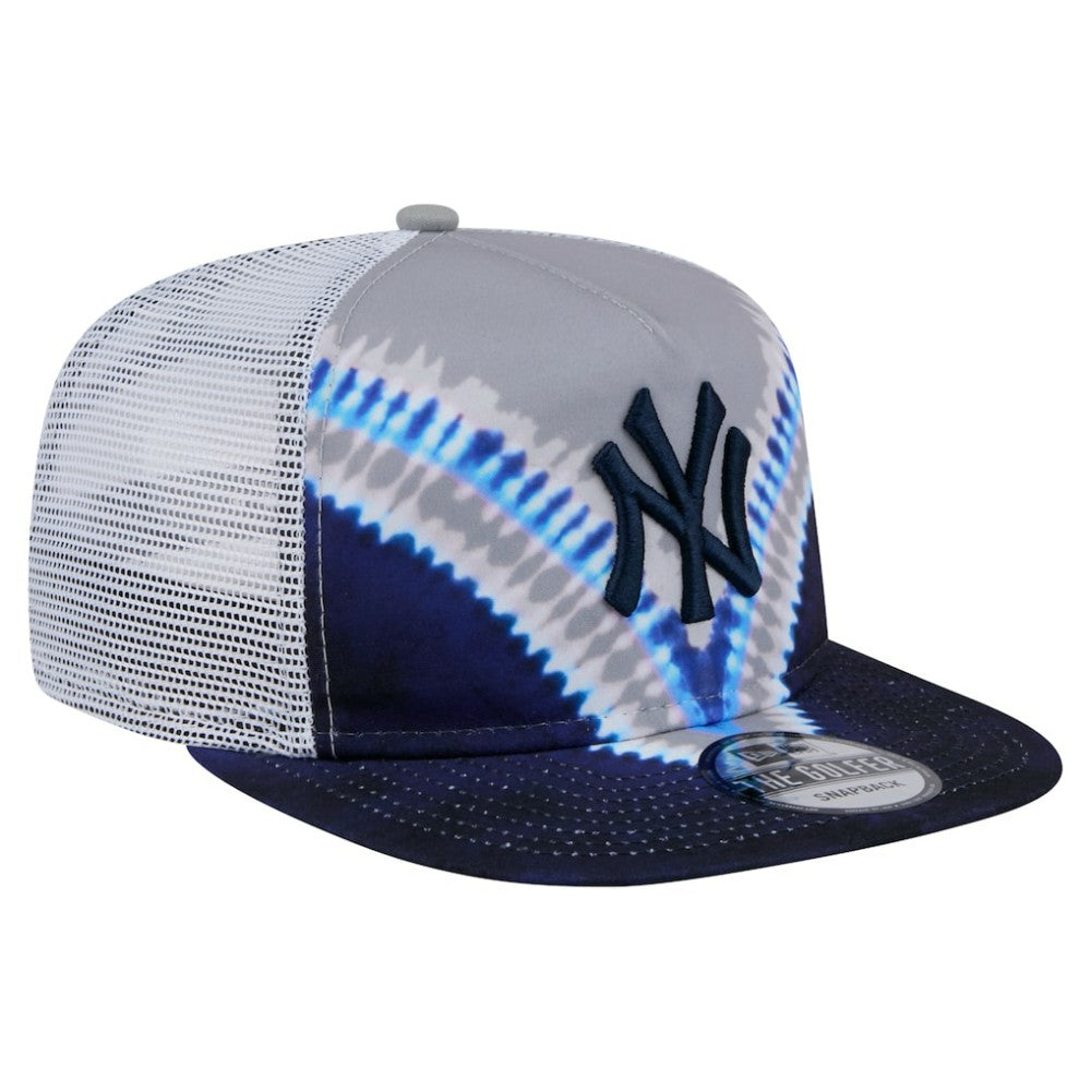 New York Yankees New Era Tie-Dye Golfer Trucker Adjustable Hat Hats