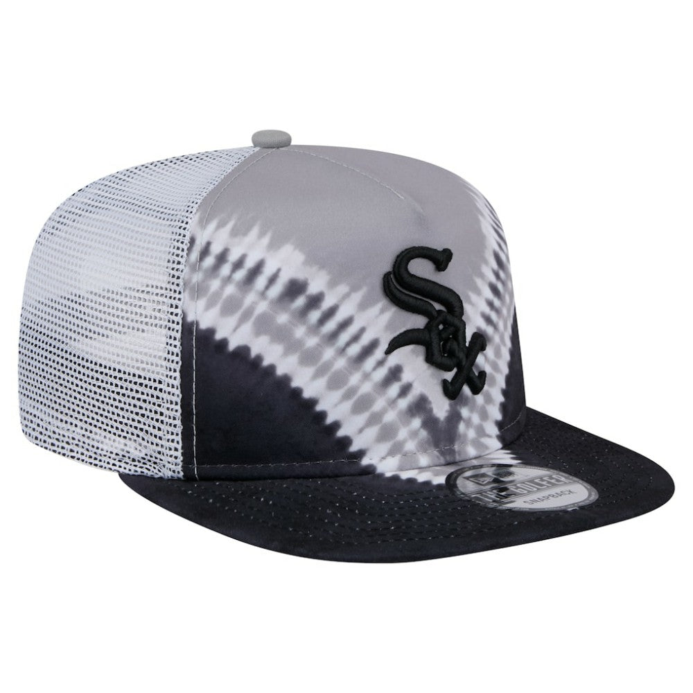 Chicago White Sox New Era Tie-Dye Golfer Trucker Adjustable Hat Hats