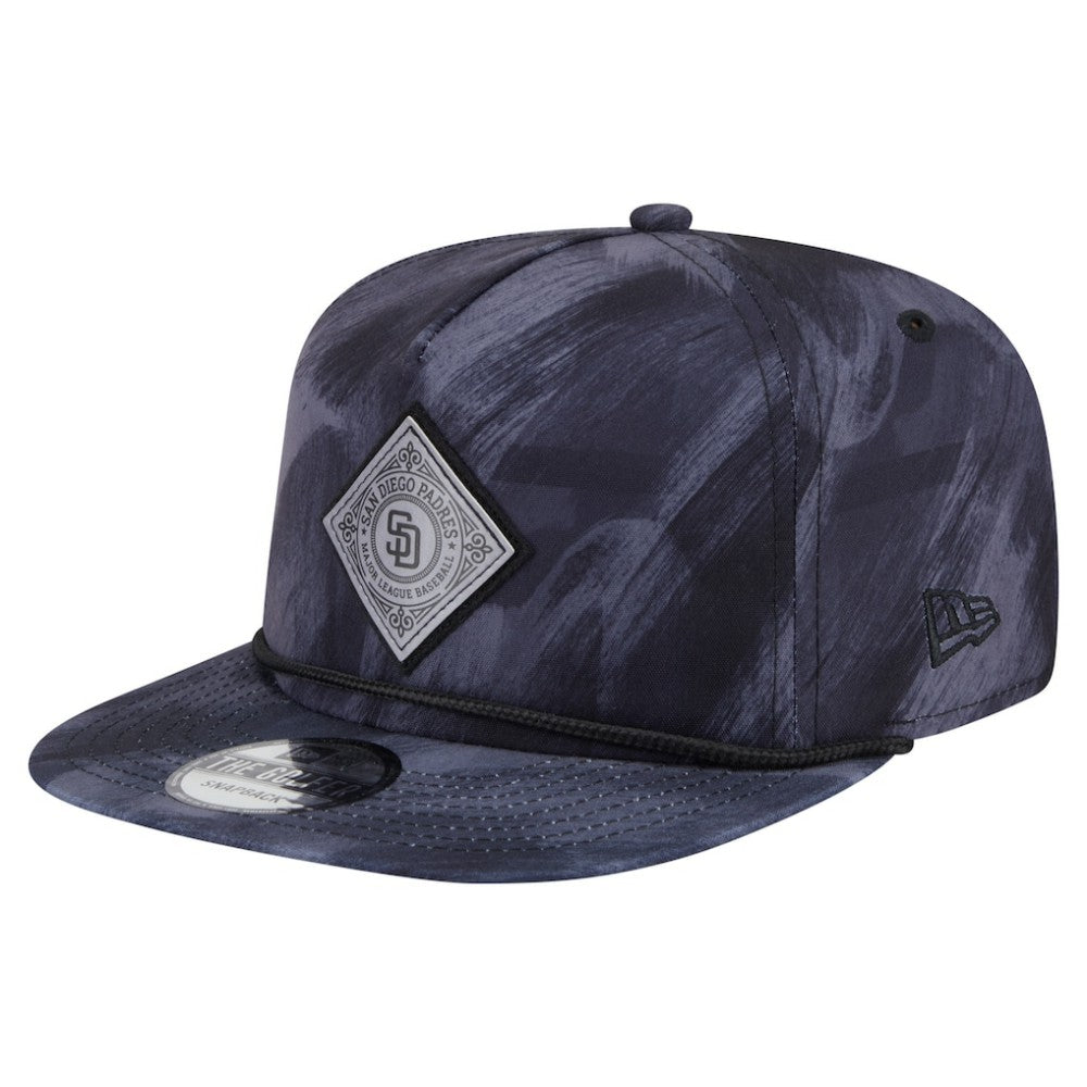 San Diego Padres New Era Printed Golfer Snapback Hat - Navy Hats
