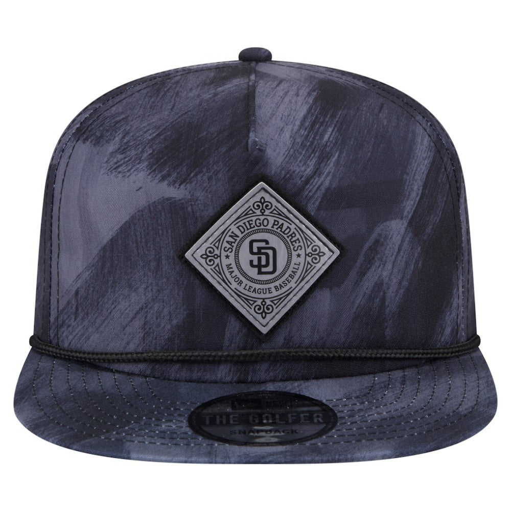 San Diego Padres New Era Printed Golfer Snapback Hat - Navy Hats
