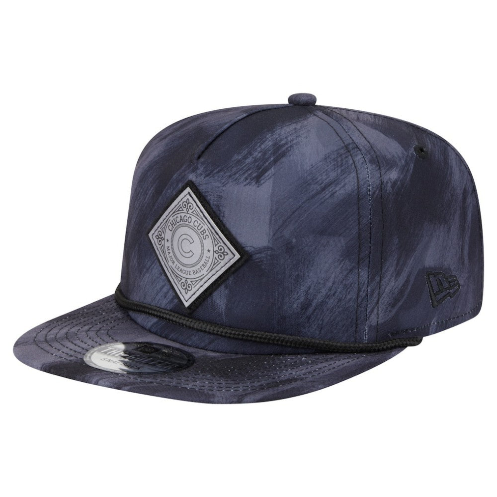 Chicago Cubs New Era Printed Golfer Snapback Hat - Navy Hats