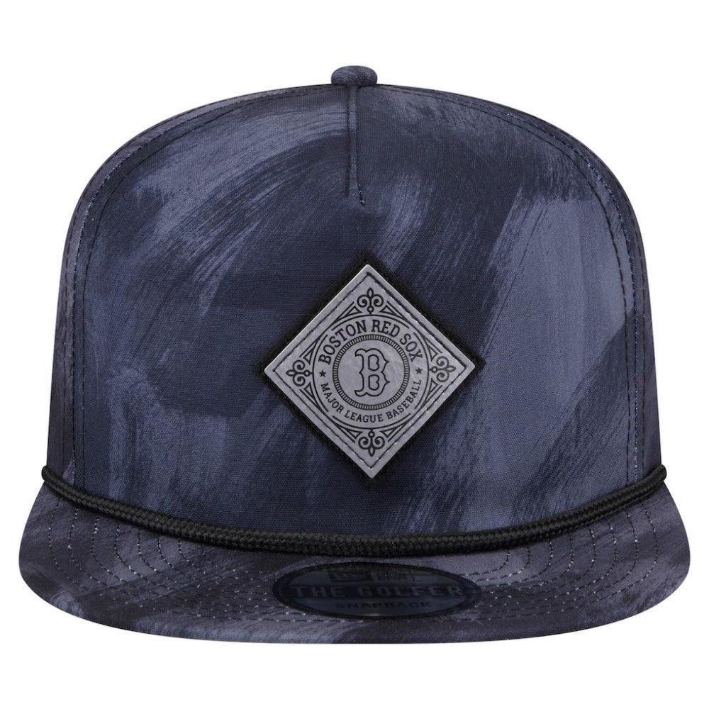 Boston Red Sox New Era Printed Golfer Snapback Hat - Navy Hats