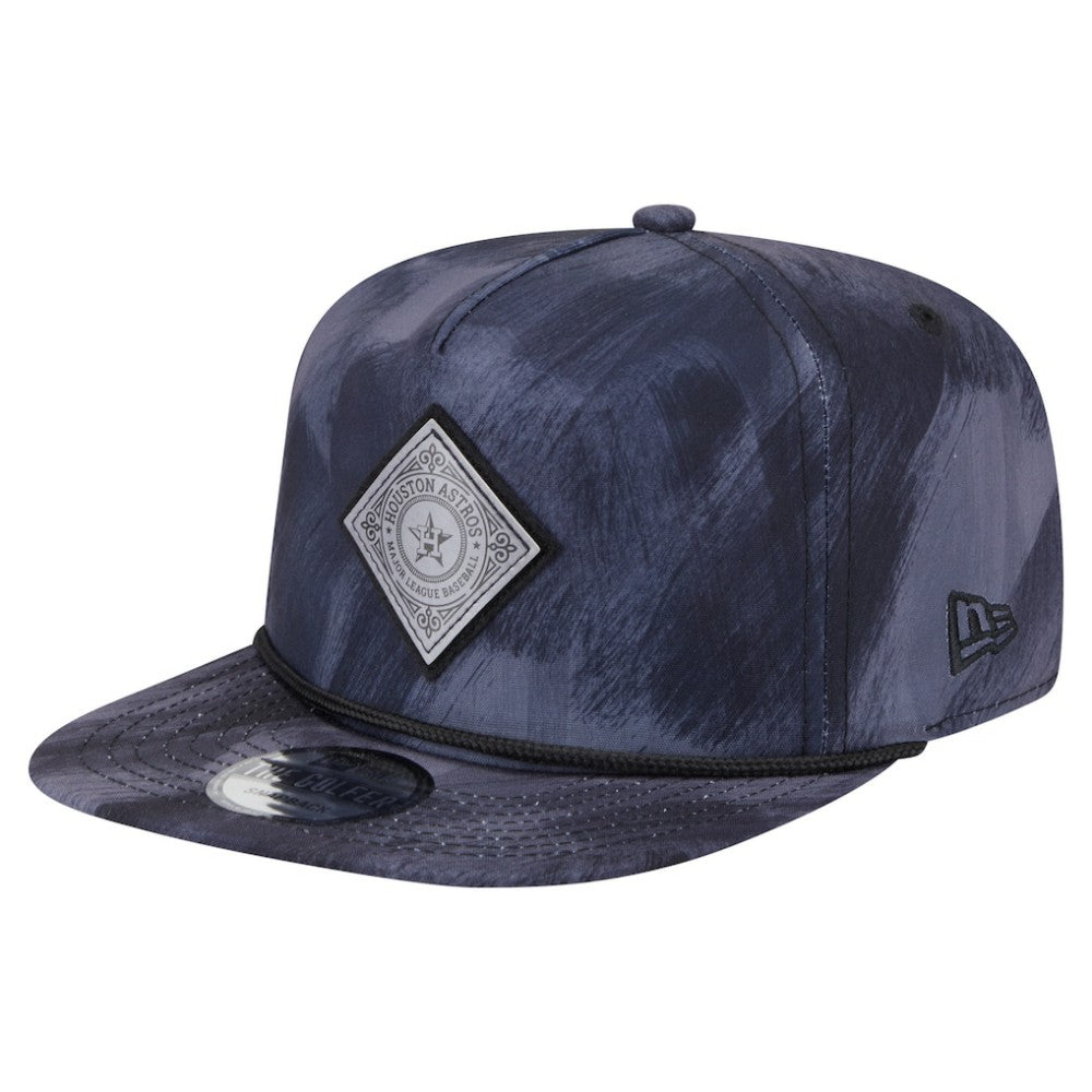 Houston Astros New Era Printed Golfer Snapback Hat - Navy Hats