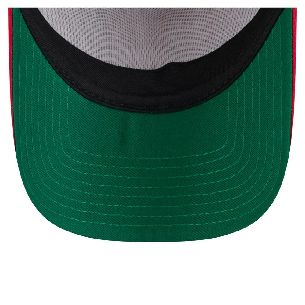 Washington Nationals New Era Distressed 9FORTY A-Frame Adjustable Trucker Hat - Red Hats