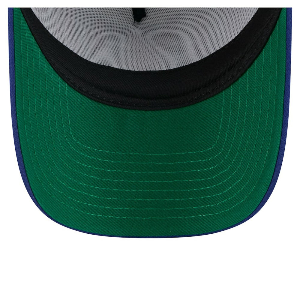 Texas Rangers New Era Trucker A-Frame 9FORTY Adjustable Hat - White/Royal Hats