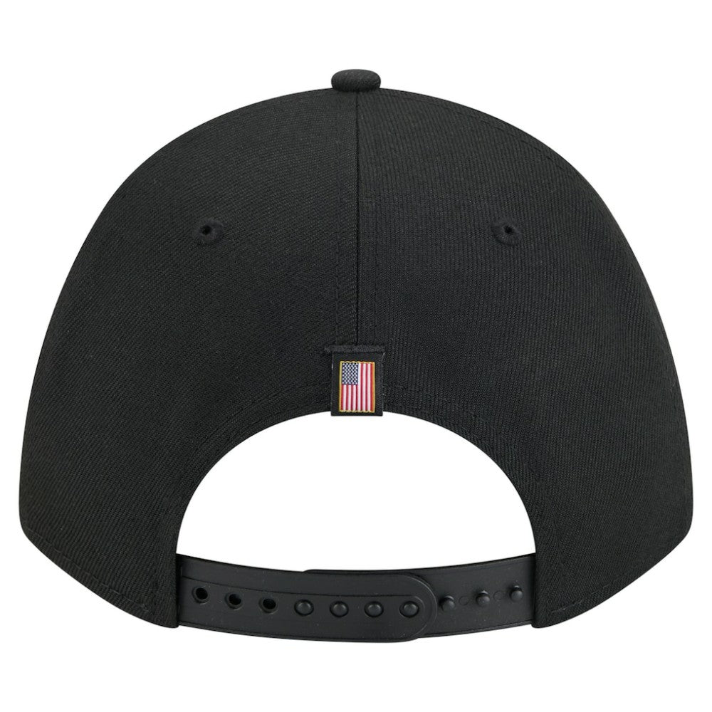 Baltimore Orioles New Era American Flag 9FORTY M-Crown A-Frame Adjustable Hat - Black Hats