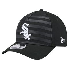 Chicago White Sox New Era American Flag 9FORTY M-Crown A-Frame Adjustable Hat - Black Hats