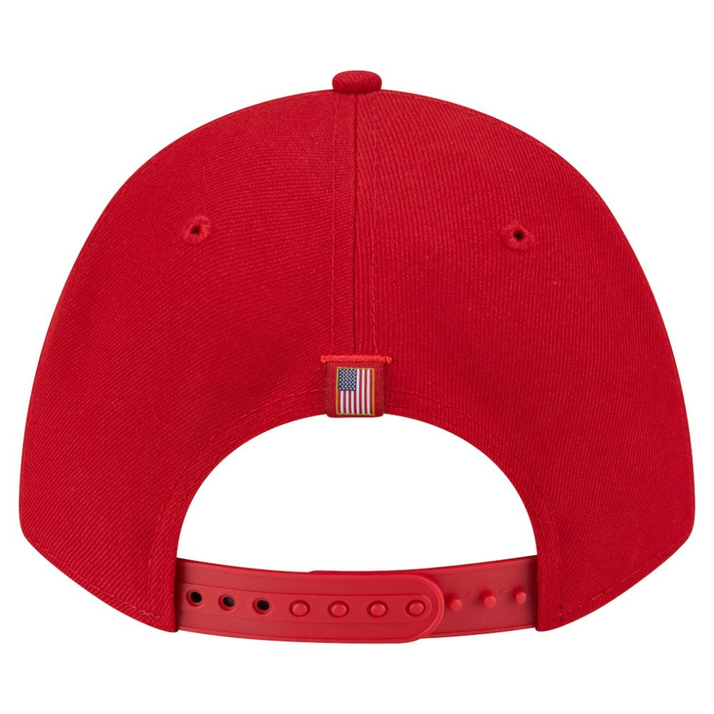 Philadelphia Phillies New Era American Flag 9FORTY M-Crown A-Frame Adjustable Hat - Red Hats