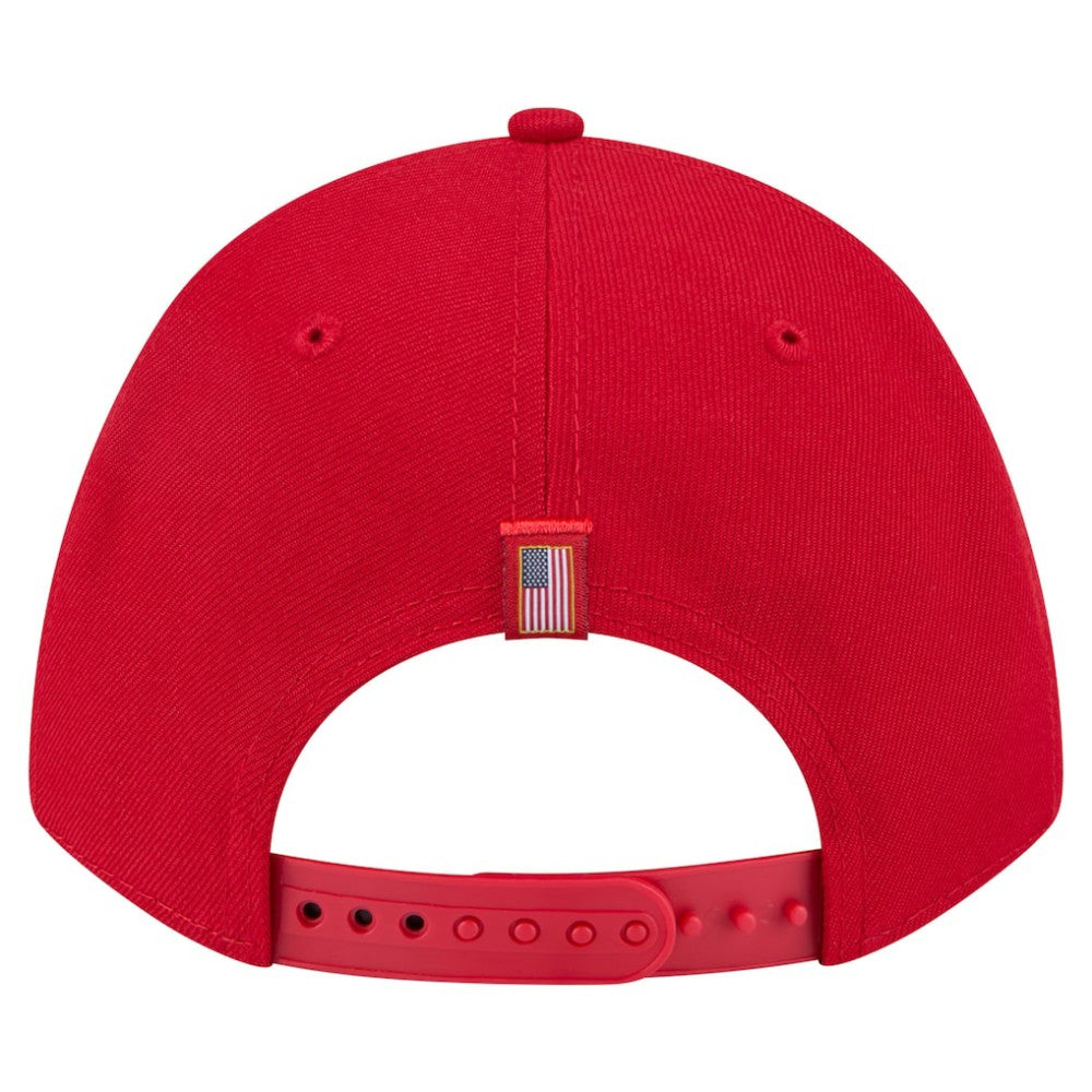 St. Louis Cardinals New Era American Flag 9FORTY M-Crown A-Frame Adjustable Hat - Red Hats