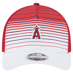 Los Angeles Angels New Era Gradient 9FORTY M-Crown Adjustable Hat - Red Hats