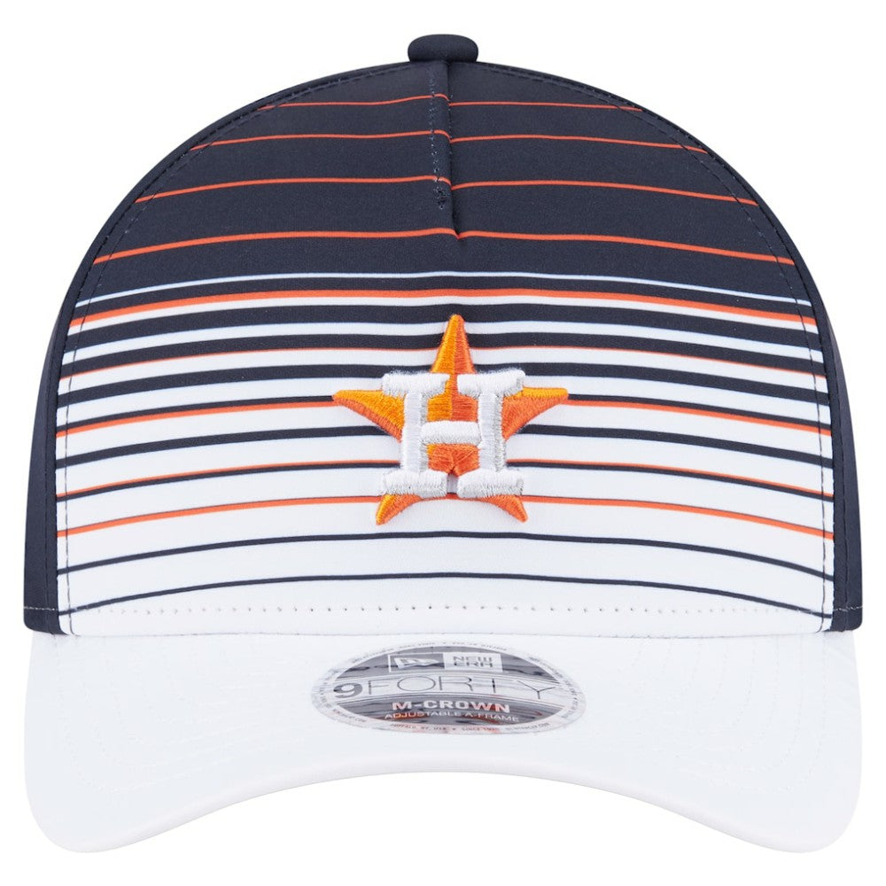 Houston Astros New Era Gradient 9FORTY M-Crown Adjustable Hat - Navy Hats
