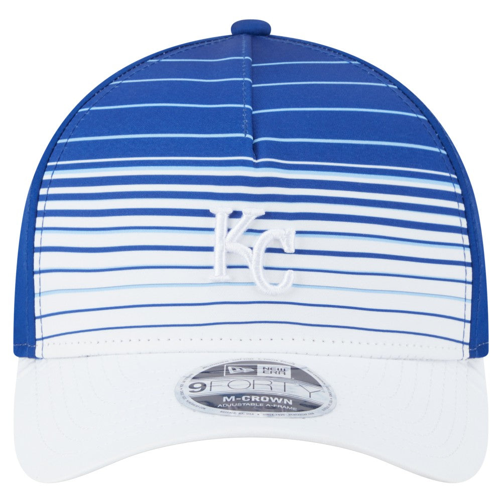 Kansas City Royals New Era Gradient 9FORTY M-Crown Adjustable Hat - Royal Hats