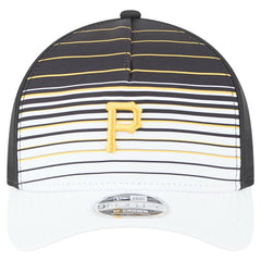 Pittsburgh Pirates New Era Gradient 9FORTY M-Crown Adjustable Hat - Black Hats